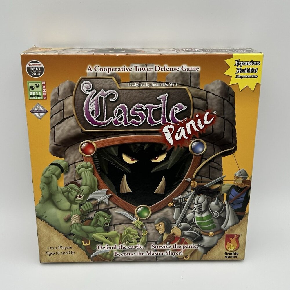 CASTLE PANIC Board Game Fireside Games 1–6 Players 2016 14th Print Complete